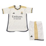 23/24 Real Madrid Home Soccer Jersey + Shorts Kids