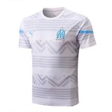 22/23 Olympique Marseille White Soccer Training Jersey Mens