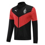 22/23 AC Milan Black - Red All Weather Windrunner Soccer Jacket Mens