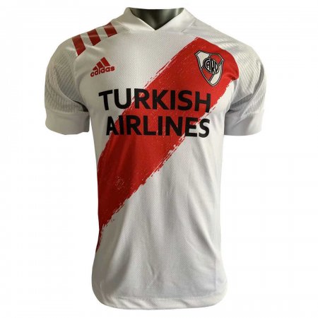 20/21 River Plate Home White Man Soccer Jersey #Match
