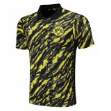 21/22 Borussia Dortmund Yellow-Black Soccer Polo Jersey Man