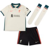 21/22 Liverpool Away Kids Soccer Jersey+Short+Socks