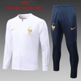 France White Training Suit Jacket + Pants Kids 2022