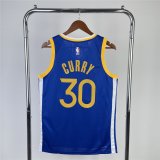(CURRY - 30) 23/24 Golden State Warriors Royal Swingman Jersey - Icon Edition Mens