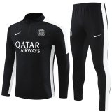 23/24 PSG Black Soccer Training Suit Mens