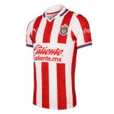 20/21 Chivas Home Red&White Stripes Man Soccer Jersey