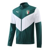 2022 Italy Green All Weather Windrunner Soccer Jacket Mens