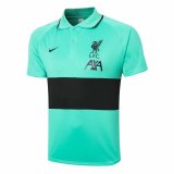2020-21 Liverpool Green Man Soccer Polo Jersey