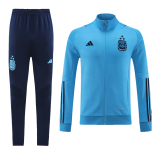 22/23 Argentina 3 Stars Blue Soccer Training Suit Jacket + Pants Mens
