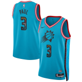 (Chris Paul #3) 22/23 Phoenix Suns Turquoise Swingman Jersey - City Mens