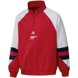 (Half-Zip Icon) 23/24 Arsenal Red All Weather Windrunner Soccer Jacket Mens