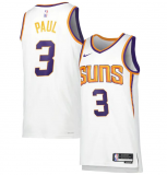 (Chris Paul #3) 22/23 Phoenix Suns White Swingman Jersey - Association Mens