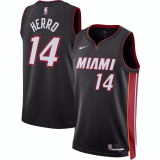 (Tyler Herro #14) 22/23 Miami Heat Black Swingman Jersey - Icon Mens