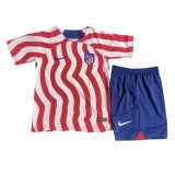 22/23 Atletico Madrid Home Soccer Jersey + Shorts Kids