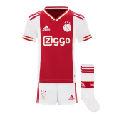 22/23 Ajax Home Soccer Jersey + Short + Socks Kids