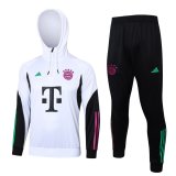 (Hoodie) 23/24 Bayern Munich White Soccer Training Suit Mens