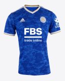 21/22 Leicester City Home Mens Soccer Jersey