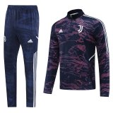 22/23 Juventus Purple Soccer Training Suit Mens