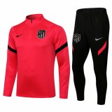 21/22 Atletico Madrid Red Soccer Training Suit Mens