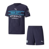 21/22 Manchester City Third Soccer Kit (Jersey + Shorts) Kids