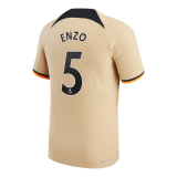 (ENZO #5 Player Version) 22/23 Chelsea Third Away Soccer Jersey Mens