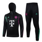 (Hoodie) 23/24 Bayern Munich Black Soccer Training Suit Mens