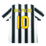 (Retro Del Piero #10) 2011/2012 Juventus Home Soccer Jersey Mens