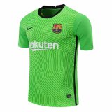 2020-21 Barcelona Goalkeeper Green Man Soccer Jersey