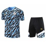 21/22 Liverpool Light Blue Soccer Training Suit (Jersey + Short) Man