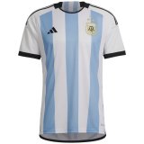 2023 Argentina 3-Star Home World Cup Champions Soccer Jersey Mens