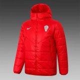 2020-21 Croatia Red Man Soccer Winter Jacket