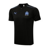 21/22 Olympique Marseille Black II Soccer Polo Jersey Mens