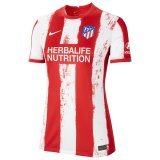 21/22 Atletico Madrid Home Womens Soccer Jersey
