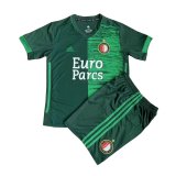 21/22 Feyenoord Rotterdam Away Soccer Kit (Jersey + Short) Kids