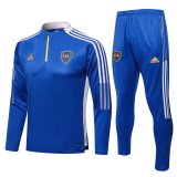 21/22 Boca Juniors Blue Soccer Training Suit Mens