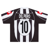 (Retro Del Piero #10) 2002/2003 Juventus Home Soccer Jersey Mens