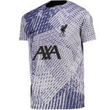 (Pre-Match) 22-23 Liverpool White - Violet Soccer Training Jersey Mens