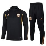 2024 Argentina Black Soccer Training Suit Mens