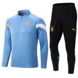 2022 Uruguay Blue Soccer Training Suit Mens