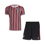 21/22 Sao Paulo FC Away Soccer Kit Jersey + Shorts Kids