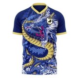 2024 Japan Anime Special Blue Dragon Soccer Jersey Mens