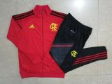 22/23 Flamengo Red Soccer Training Suit Jacket + Pants Mens