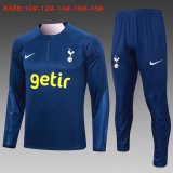 23/24 Tottenham Hotspur Royal Soccer Training Suit Kids