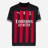 (Player Version) 22/23 AC Milan Home Soccer Jersey Mens