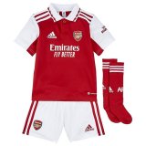 22/23 Arsenal Home Soccer Jersey + Short + Socks Kids
