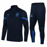 21/22 Italy Navy Soccer Training Suit Mens