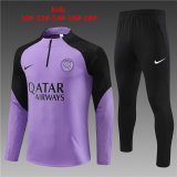 23/24 PSG Purple Soccer Training Suit Kids