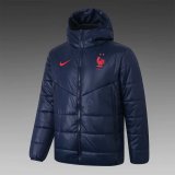 2020-21 France Navy Man Soccer Winter Jacket