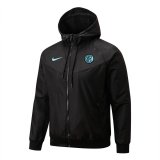 22/23 Inter Milan Black All Weather Windrunner Soccer Jacket Mens
