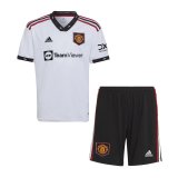22/23 Manchester United Away Soccer Jersey + Shorts Kids